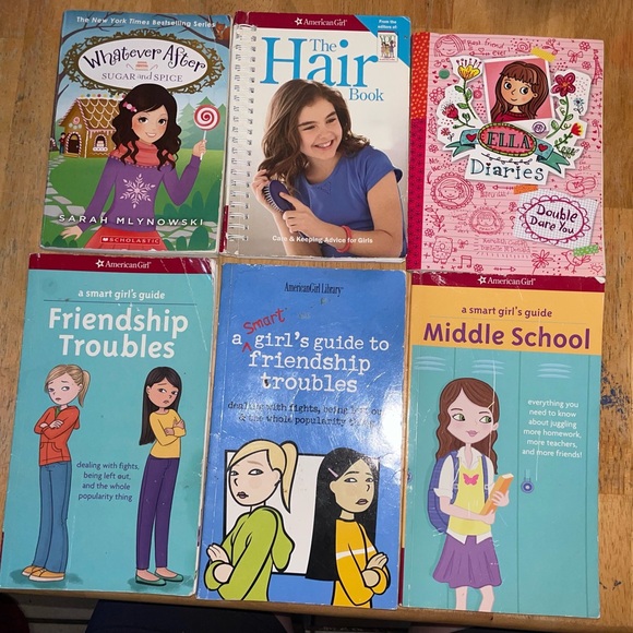 American Girl Other - American Girl Book Set with Blue, Pink, and Purple Covers